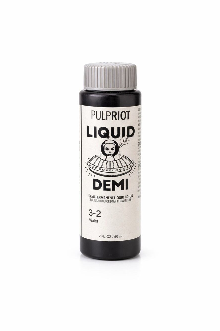 Pulp Riot Liquid Demi 3-2 Violet Hair Color 2oz 60ml Professional